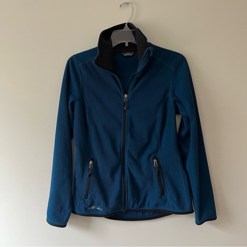 Eddie Bauer Ribbed Full Zip Jacket S